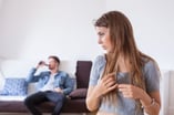 woman coping with an addicted spouse