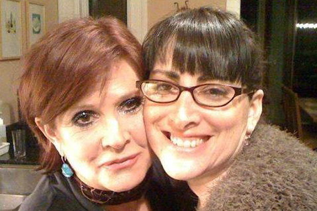 Mara Shapshay and Carrie Fisher