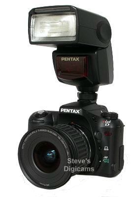 Pentax *ist D with Canon 550EX speedlight, image (c) 2003 Steve's Digicams