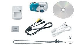 Canon PowerShot D10 kit contents