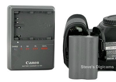 Canon EOS 5D SLR.