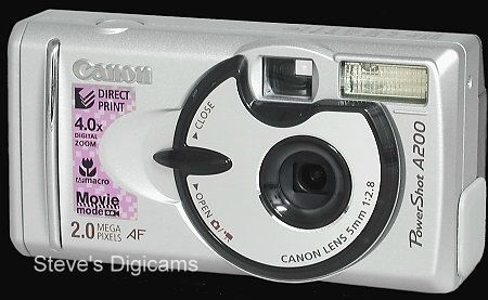 Click to take a QuickTime VR tour of the Canon Powershot A200