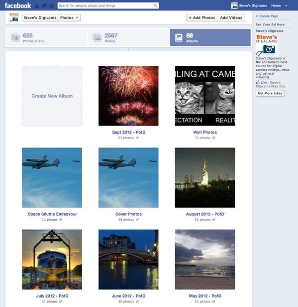 how to create photo album in facebook using iphone