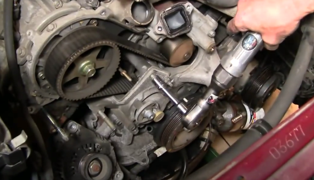 toyota tundra tacoma 4runner V6 V8 timing belt replacement DIy how to change