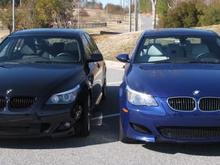 BMW 550i and M5 Front