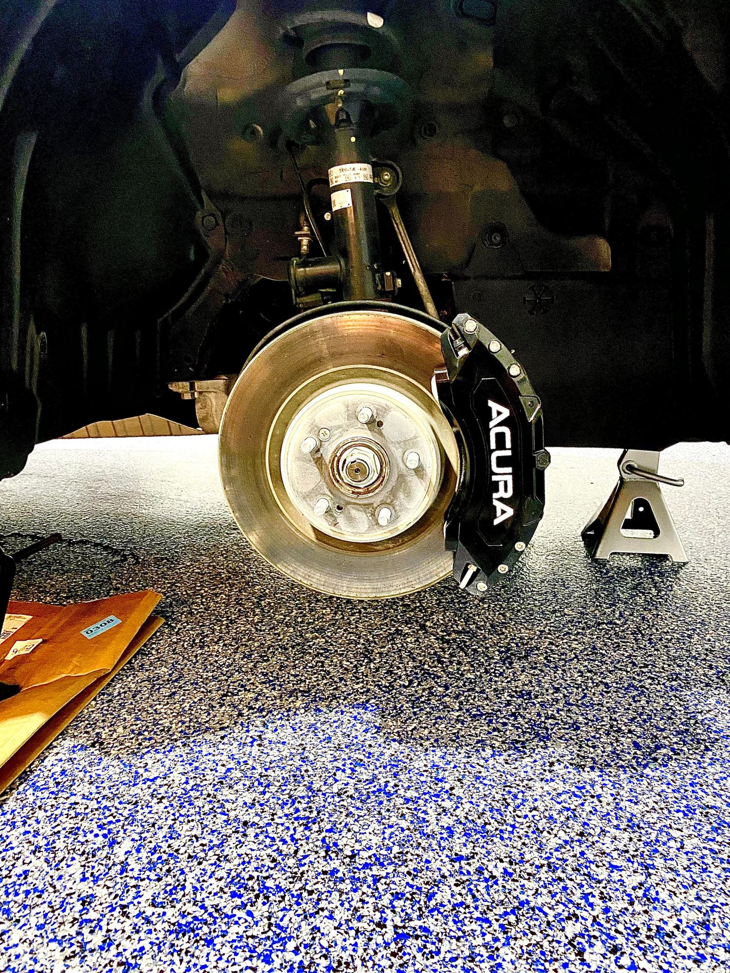 "Big Brake Kit" installed with Acura Branding AcuraZine Acura