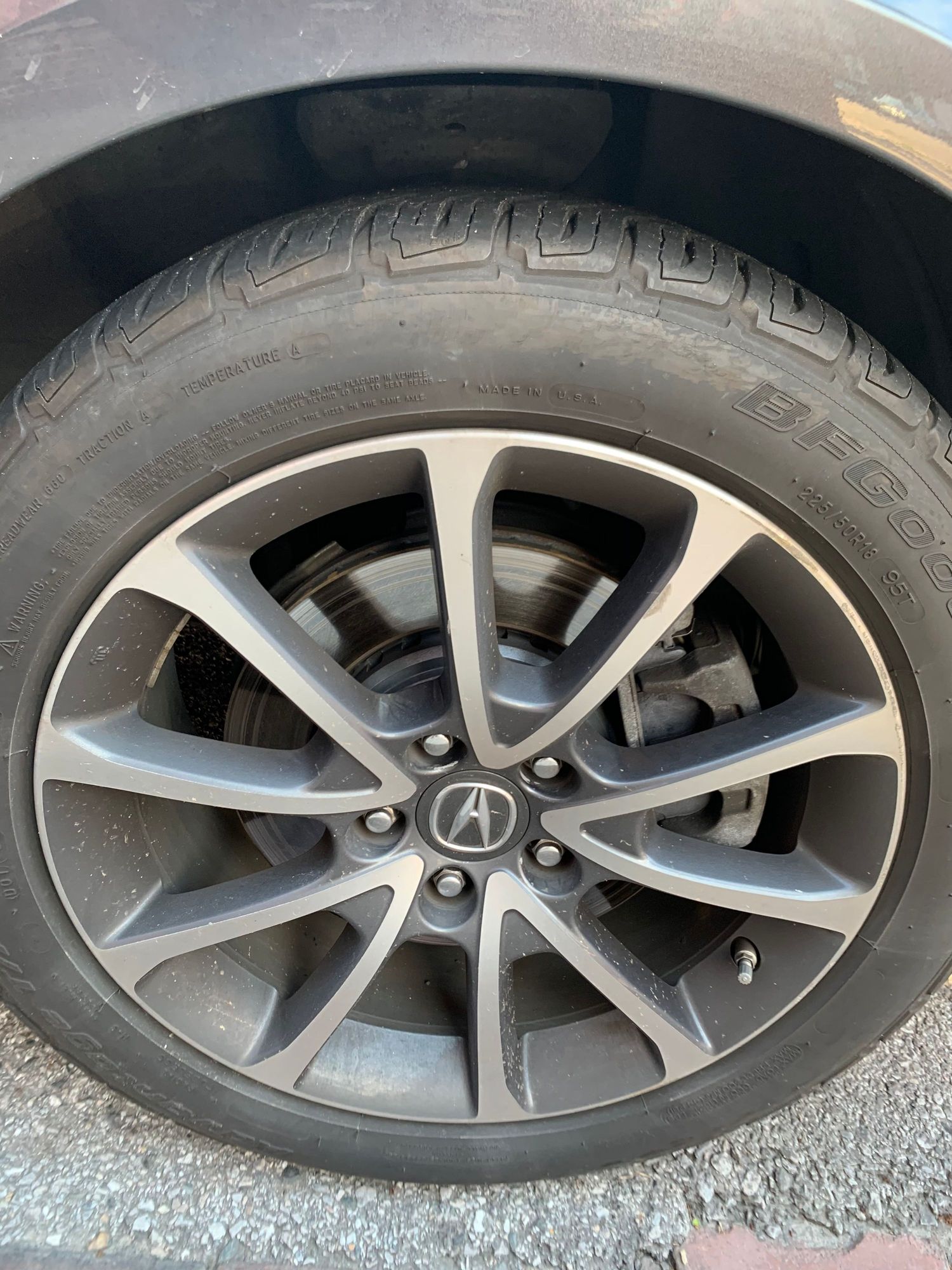 Wheels and Tires/Axles - FS: 2016 TLX OEM 18 inch wheels + tires set (DC/MD/VA local pickup preferred) $700 - Used - Silver Spring, MD 20906, United States