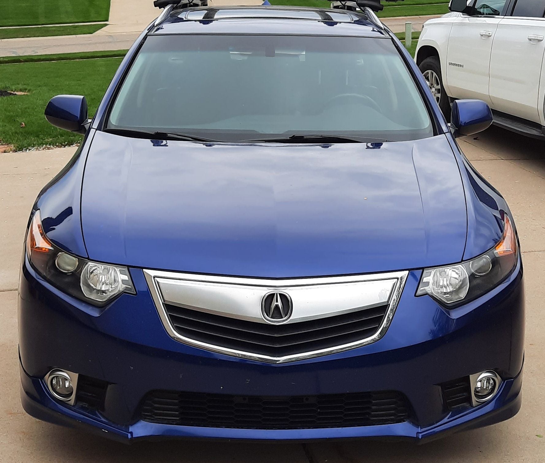 2012 Acura TSX - CLOSED: 2012 Acura TSX Tech Wagon For Sale - Used - VIN JH4CW2H69CC001410 - 87,600 Miles - 4 cyl - 2WD - Automatic - Wagon - Blue - Hartland, MI 48353, United States