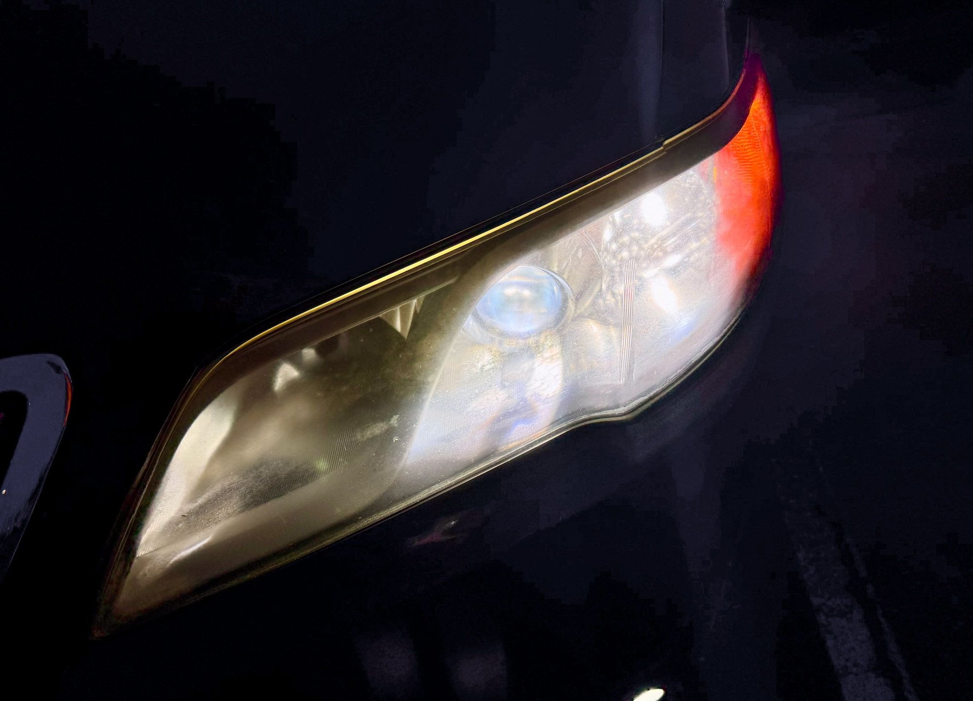 Stock HID Housings with Osram CBB D2S bulbs+ GTR i-LED 7443 Switchbacks