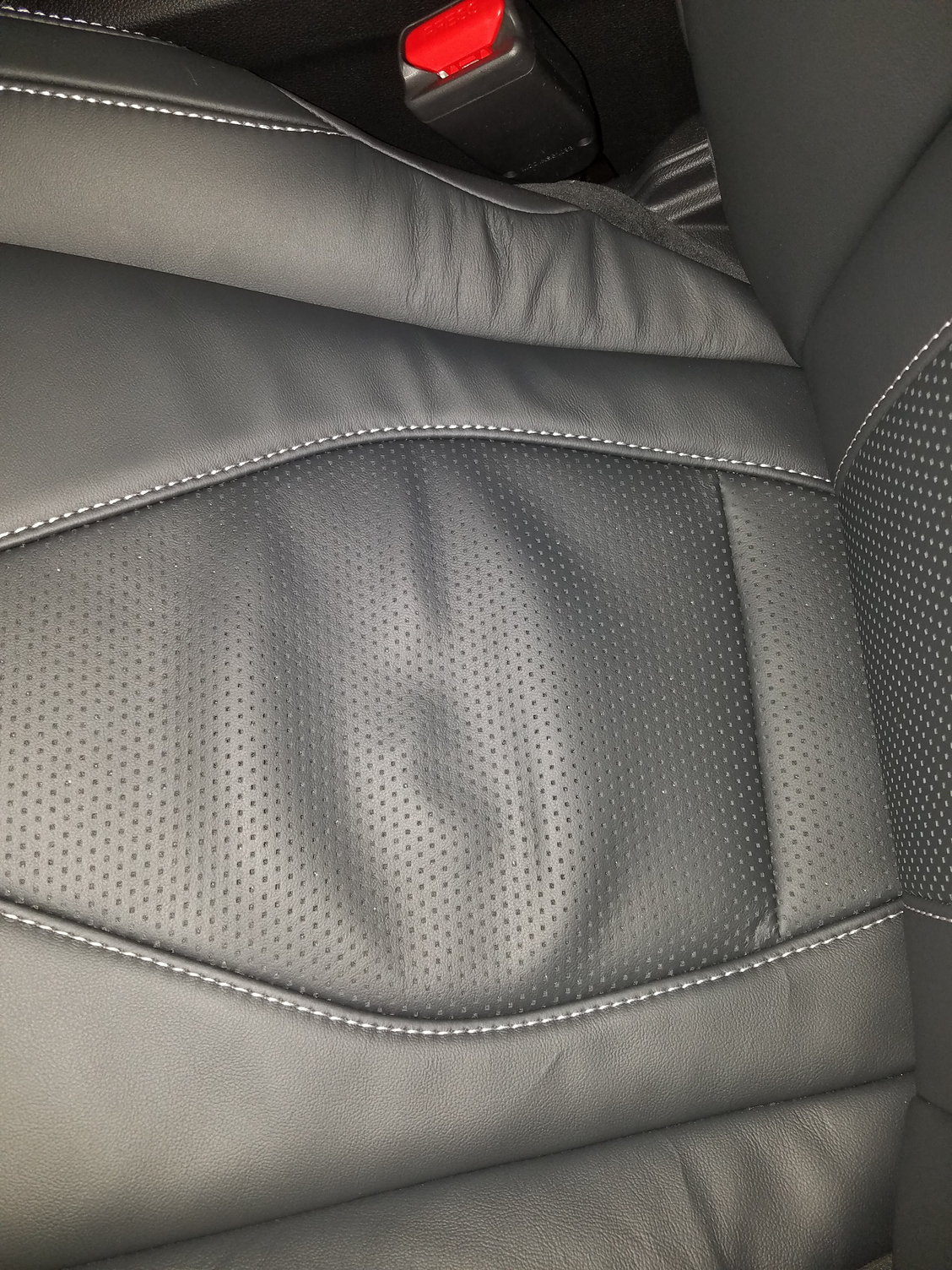Front seats are loose/saggy in the perforated area - AcuraZine - Acura ...