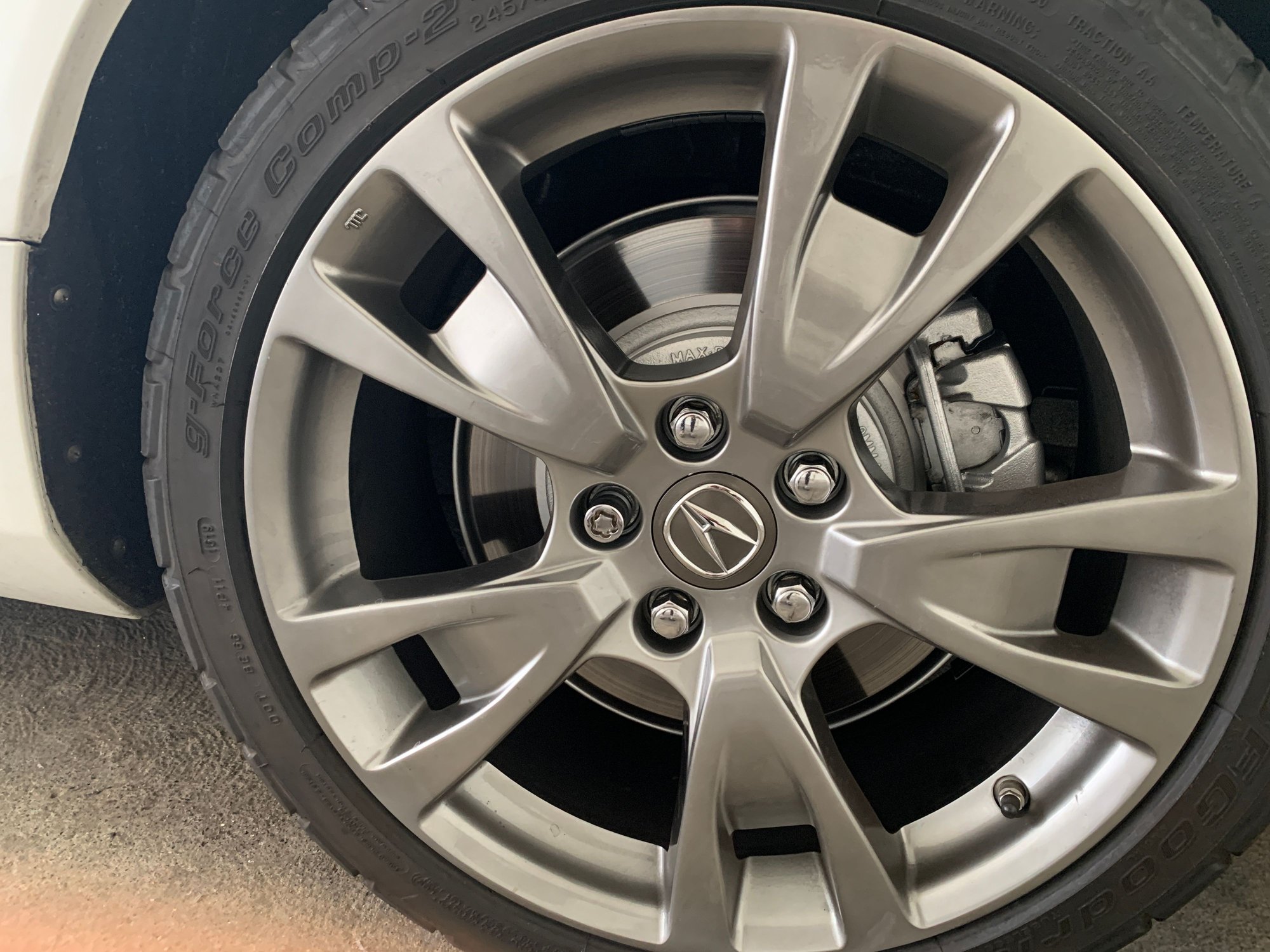 Wheels and Tires/Axles - SOLD: 19" Acura Wheels. Split Spoke wheel in Gunmetal Silver WITH TIRES 5X120 - Used - 2009 to 2014 Acura TL - Oakland, CA 94610, United States