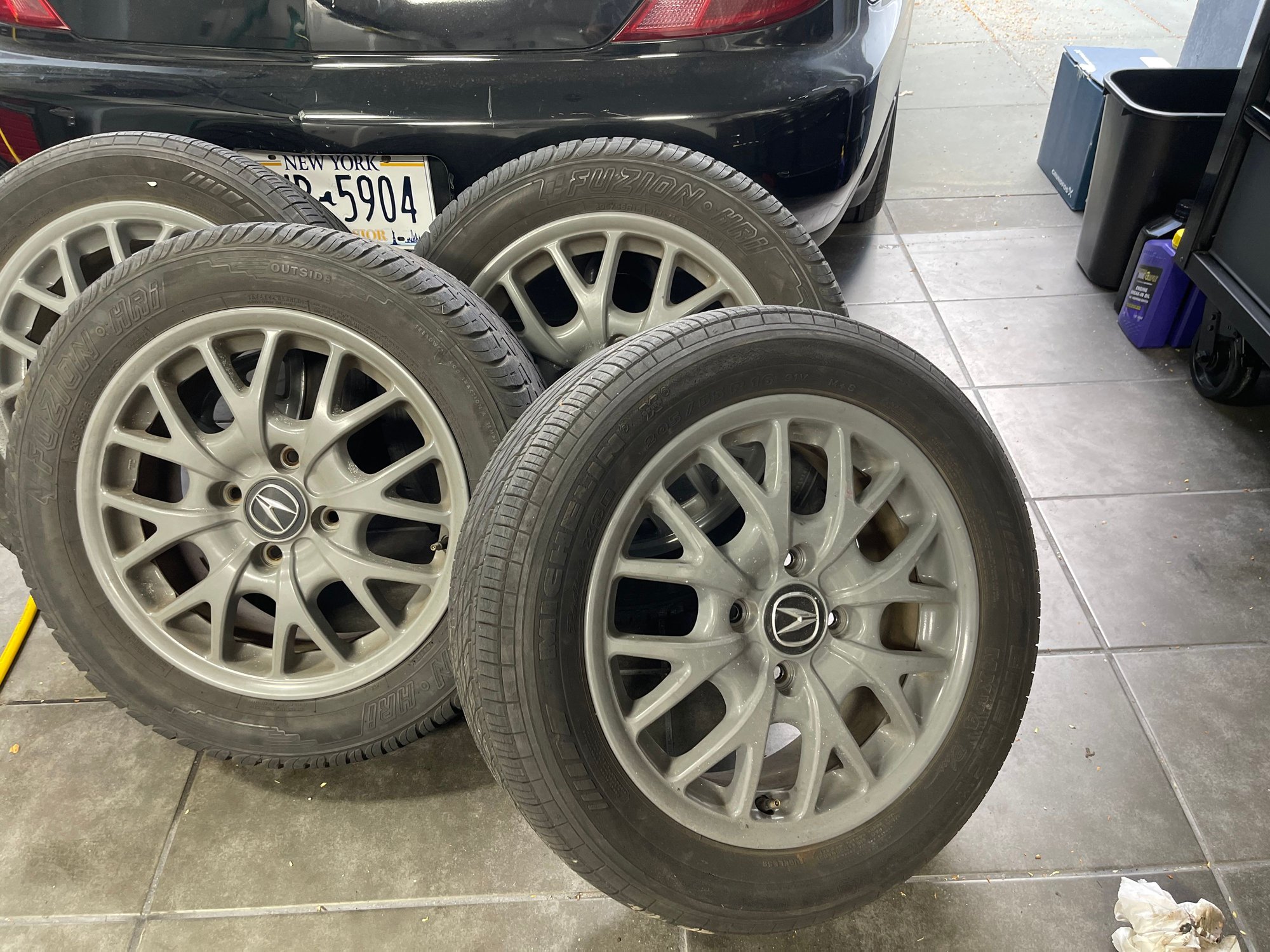 Wheels and Tires/Axles - FS: Powder coated first gen CL rims - Used - 1997 to 1999 Acura CL - New Hyde Park, NY 11040, United States