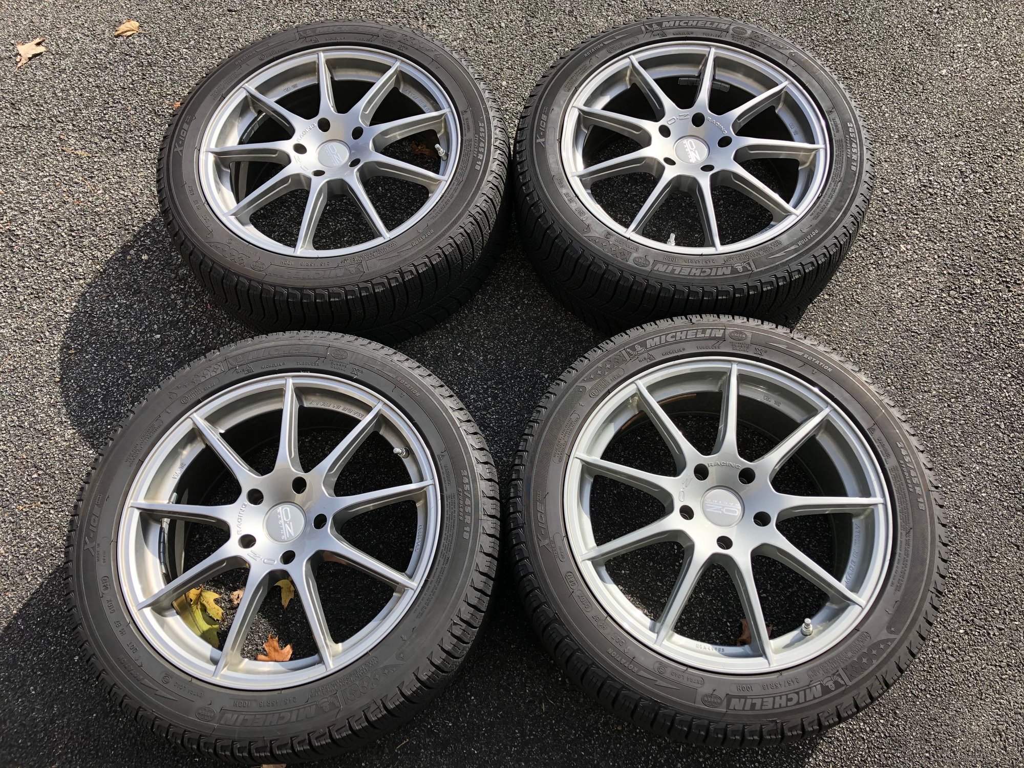 Wheels and Tires/Axles - SOLD: 2G RL 5X120 Winter Wheel Tire package.  OZ Racing Wheels  - Michelin X-Ice - Used - 2005 to 2012 Acura RLX - Cedar Knolls, NJ 07927, United States