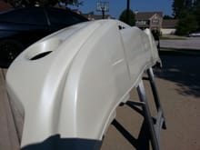 2 coats of color, pearl, and 2 heavy coats of 2 part clear curing in the UV sunlight