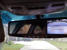 Rearview camera separate from the 360 system