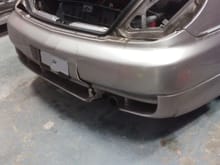 This bumper was bad when I bought the car, and didn't get any better along the way...