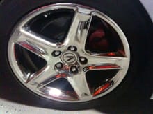 2004 TL chrome wheels