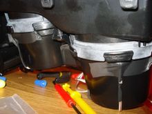 LEDs for the cup holders are placed underneath the rubber flaps in order to prevent light from scattering up and out along with giving them protection from dripping liquids.