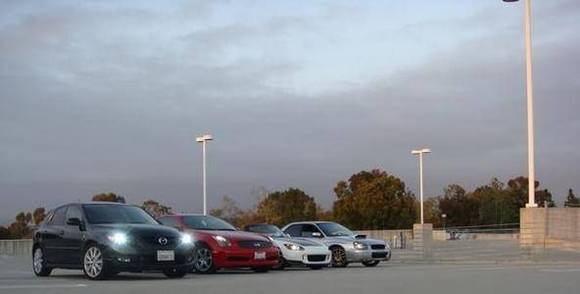 Top of UCI parking structure.