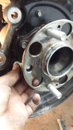 longer studs can be removed and installed without remove the bearing housing