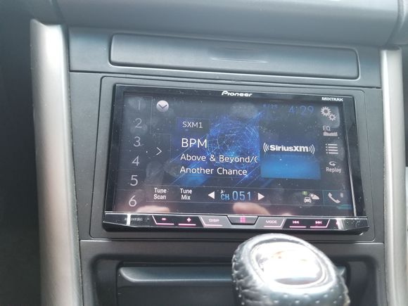 Wound up going with this Pioneer AVH series cd/dvd deck with sirius and pioneer appradio which works nicely with waze. All in all I'm pretty satisfied but for some reason theres a hum from the acceleration of the car that gets louder as I go faster. Bringing it back tomorrkw to get checked but does anyone here have any siggestions? Left everything else stock for now just replaced the head unit..