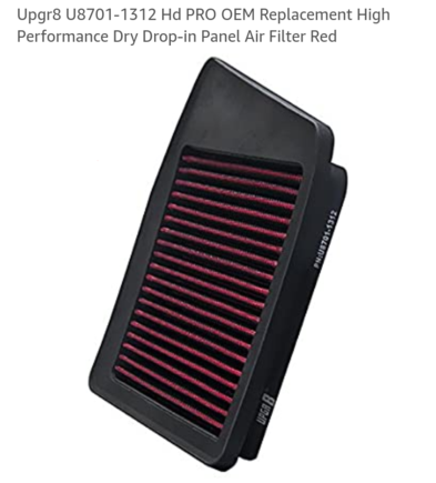 The drop in filter I purchased from amazon. Quality seemed comprable to  k&n and other filters I have ran in the past and it was under $30 bucks. 