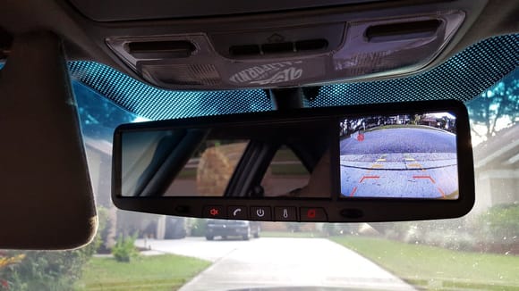 Rearview camera separate from the 360 system