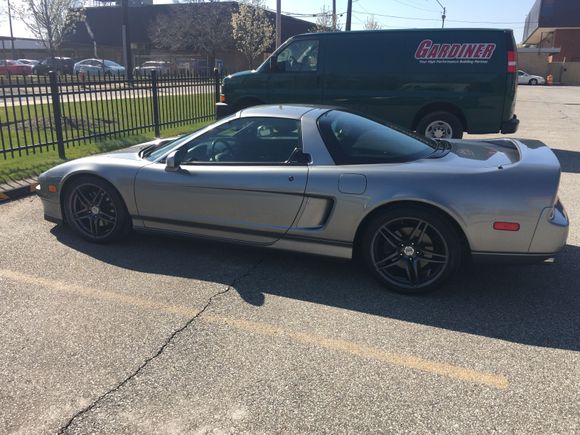 1999 NSX after drop on Bilsteins