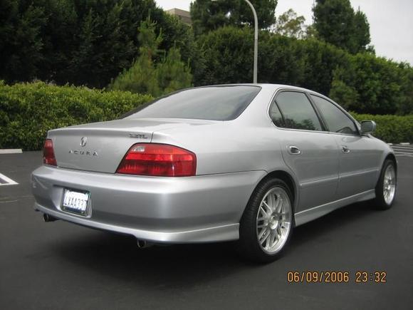 painted tailights on car