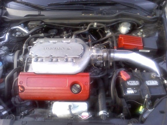 Fujita with my engine covers painted RED..lol