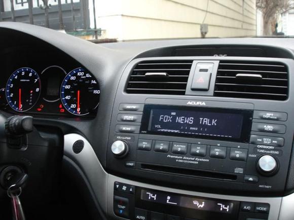 News radio = win.
The Loaner TSX.