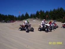 the Z beating a pred and some 450's