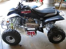 The '06 Jetmoto 150. This machine has had everyone from myself, to my 70 yr old mom riding it. Not fast, but quite a hill climber for what it is. 