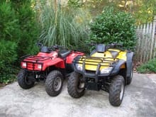 ATVs are used primarily for trailriding in a wooded area                                                                                                                                                