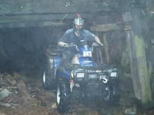 Coming out of a mine shaft.  How many people get to do this?  Only in PA!!!                                                                                                                             