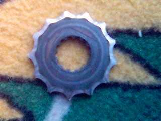 The stock sprocket...it took a digger