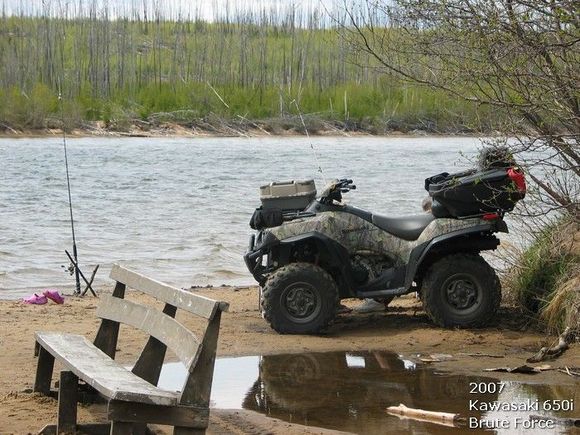 Fishing at the Narrows on Little Bear Lake