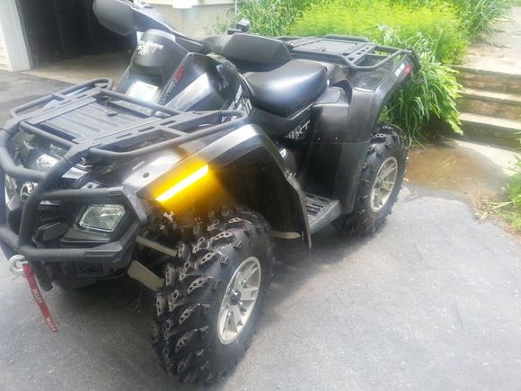 Outty 800 with new 27" Swamp Lites