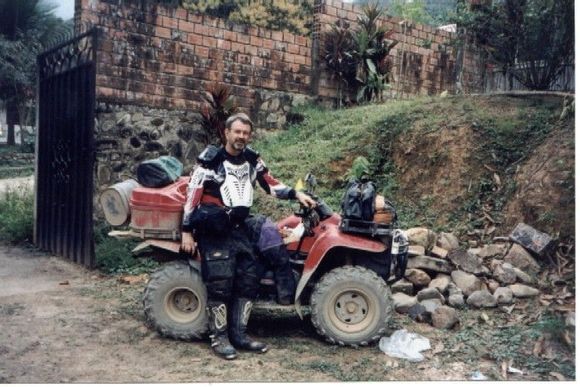 Bolivia 2001- Got a new quad the next day. This is in the town of Caranvi.                                                                                                                              
