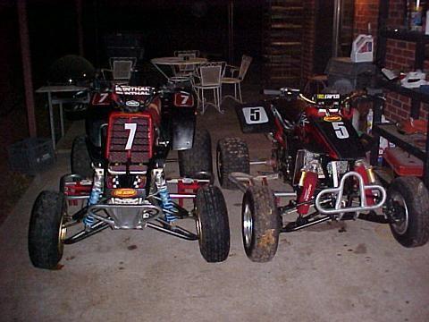 My Banshee and the new addition: 89 TRX250R