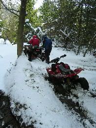 Bing found out there's mud under the snow!                                                                                                                                                              