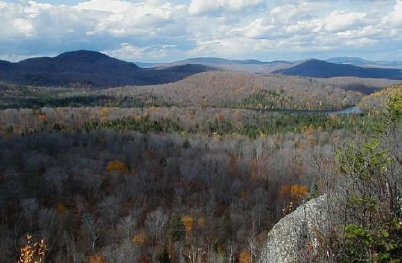 A lookout off one of the trails. Nice fall colors.                                                                                                                                                  