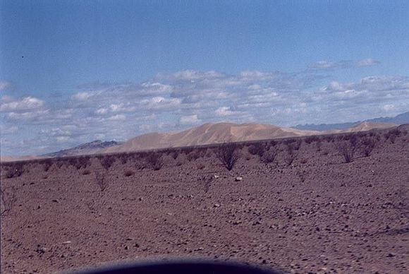 Entering Dumont dunes..                                                                                                                                                                                 