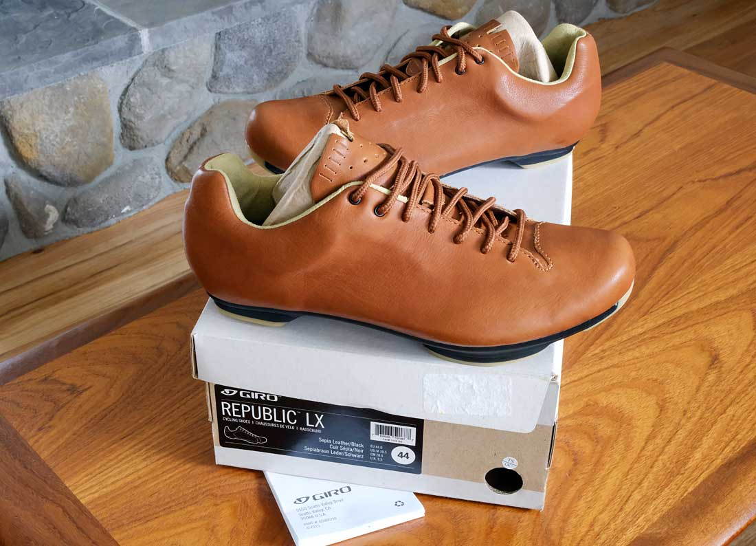 New Giro Republic LX Leather Shoes; Sz 
