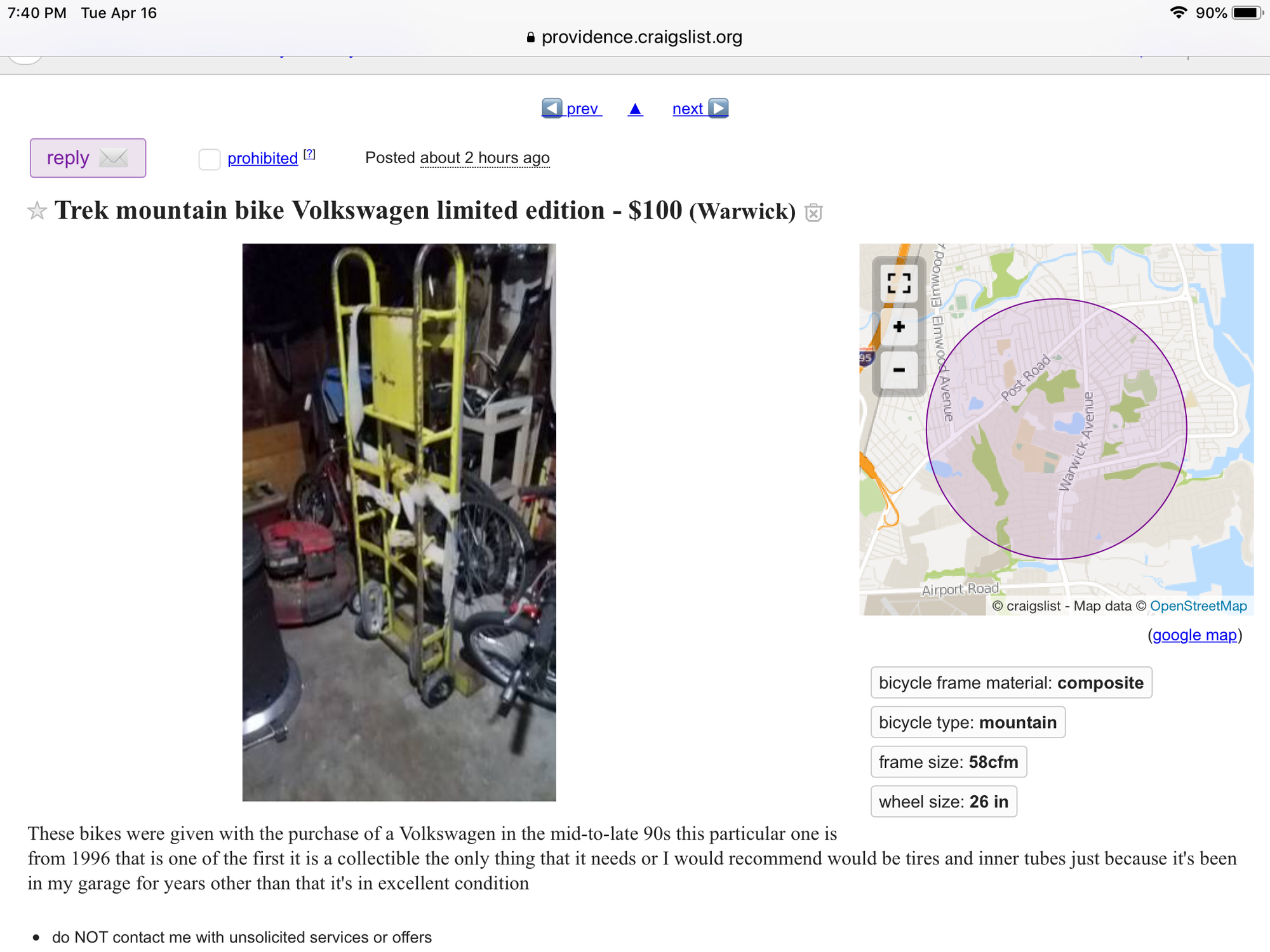 The Wacky World Of Craigslist And Ebay Ads Page 687 Bike Forums