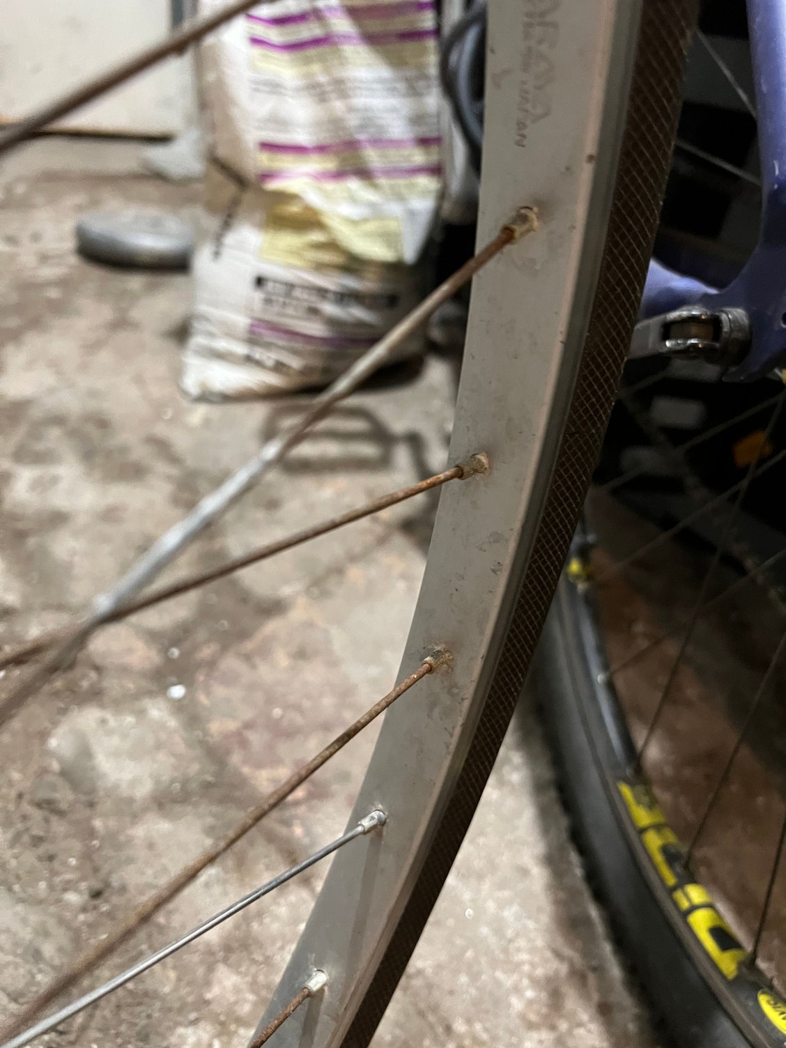 Rusty spokes—are these wheels rideable? Bike Forums