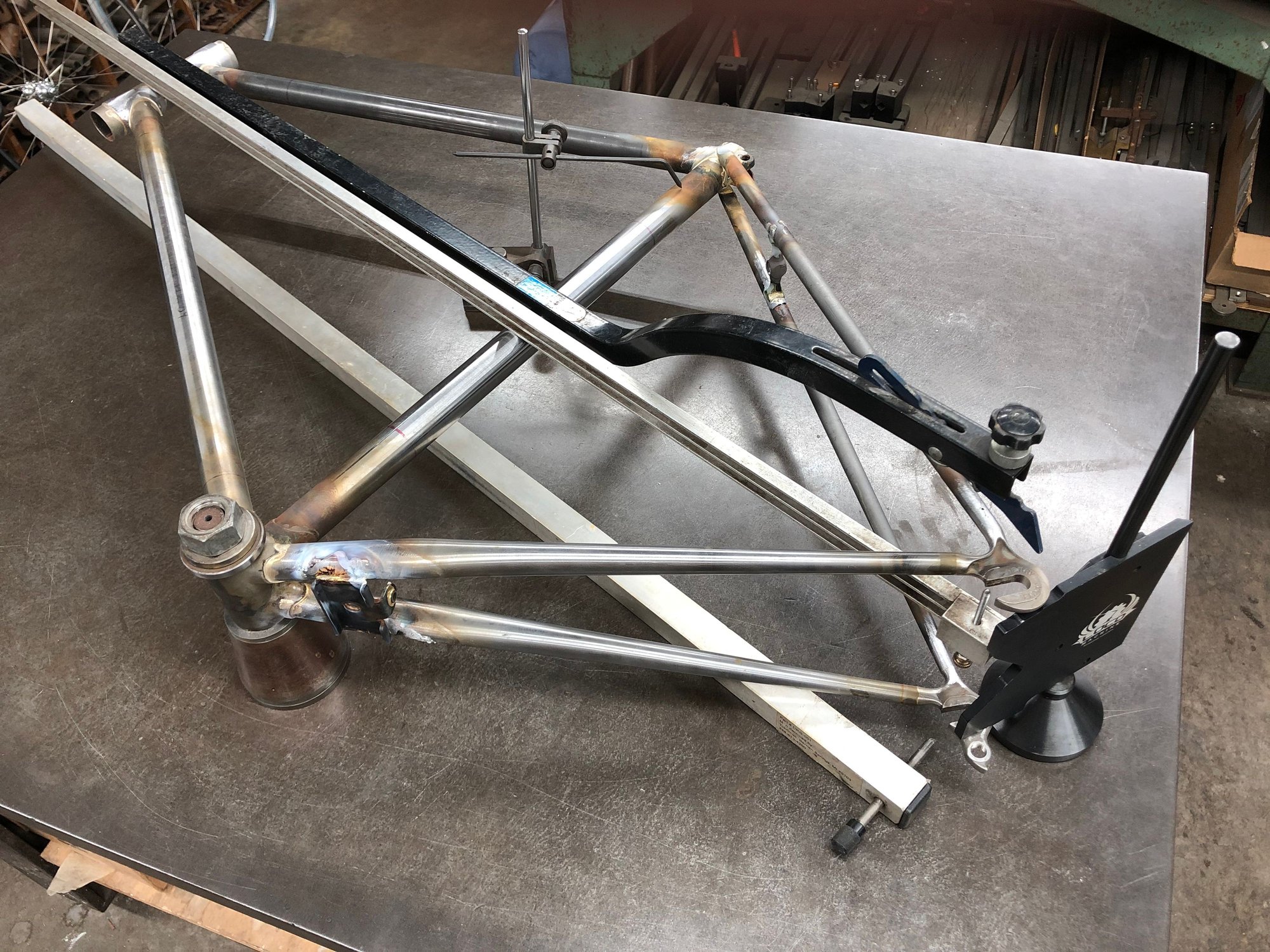 cold setting a bike frame