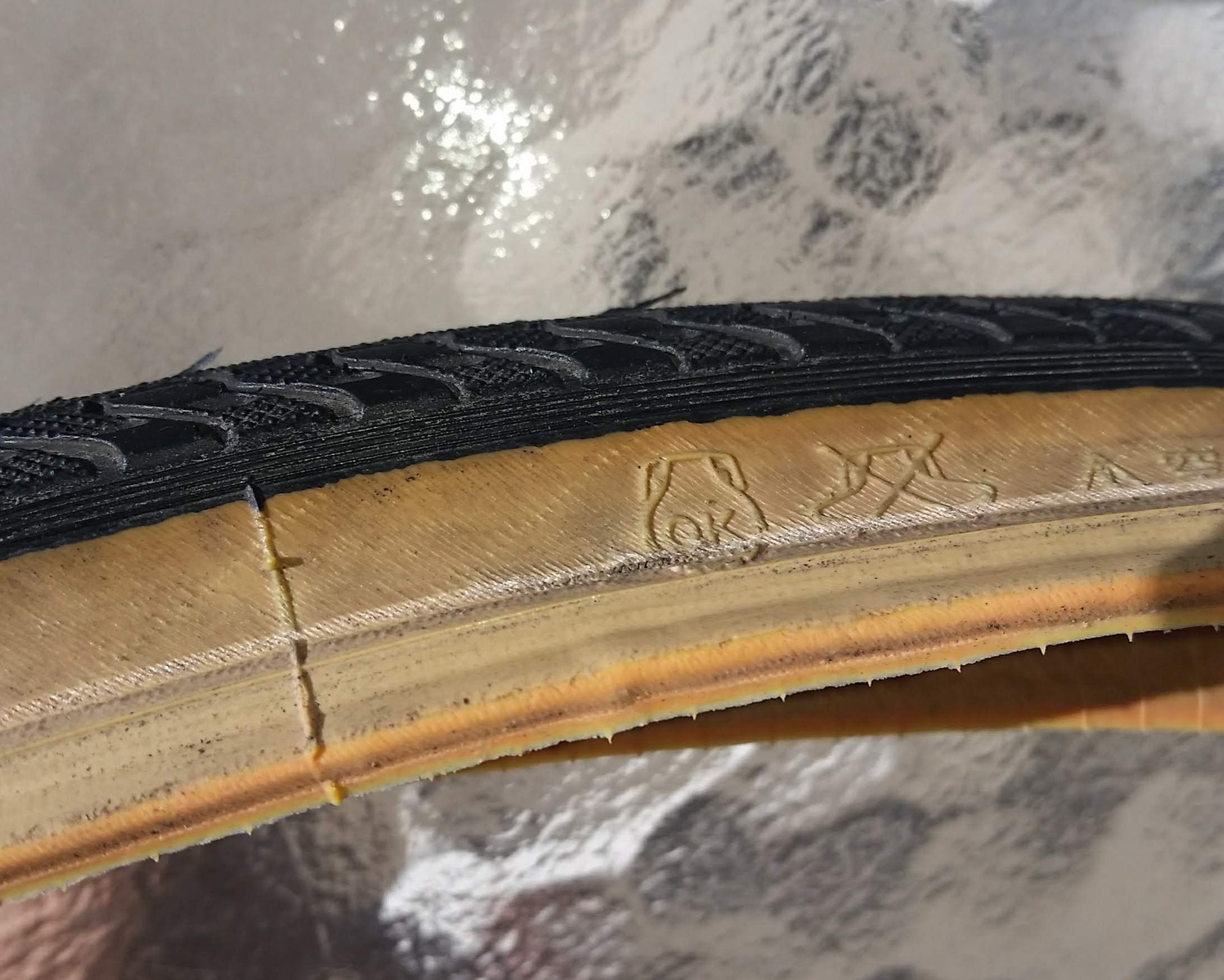 Why does a tire tear along the rim? Bike Forums