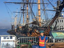HMS Surprise featured in the Russel Crowe film “Master and Commander”