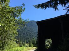 The avalanche cover for the rails